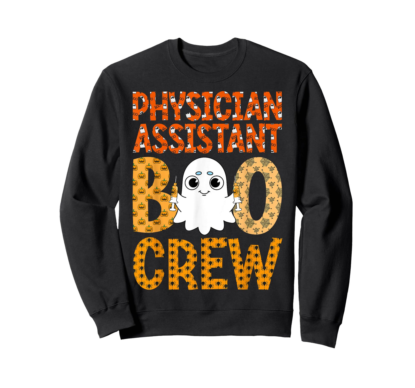 PA Happy Halloween Ghost - Physician Assistant Boo Crew T-Shirt