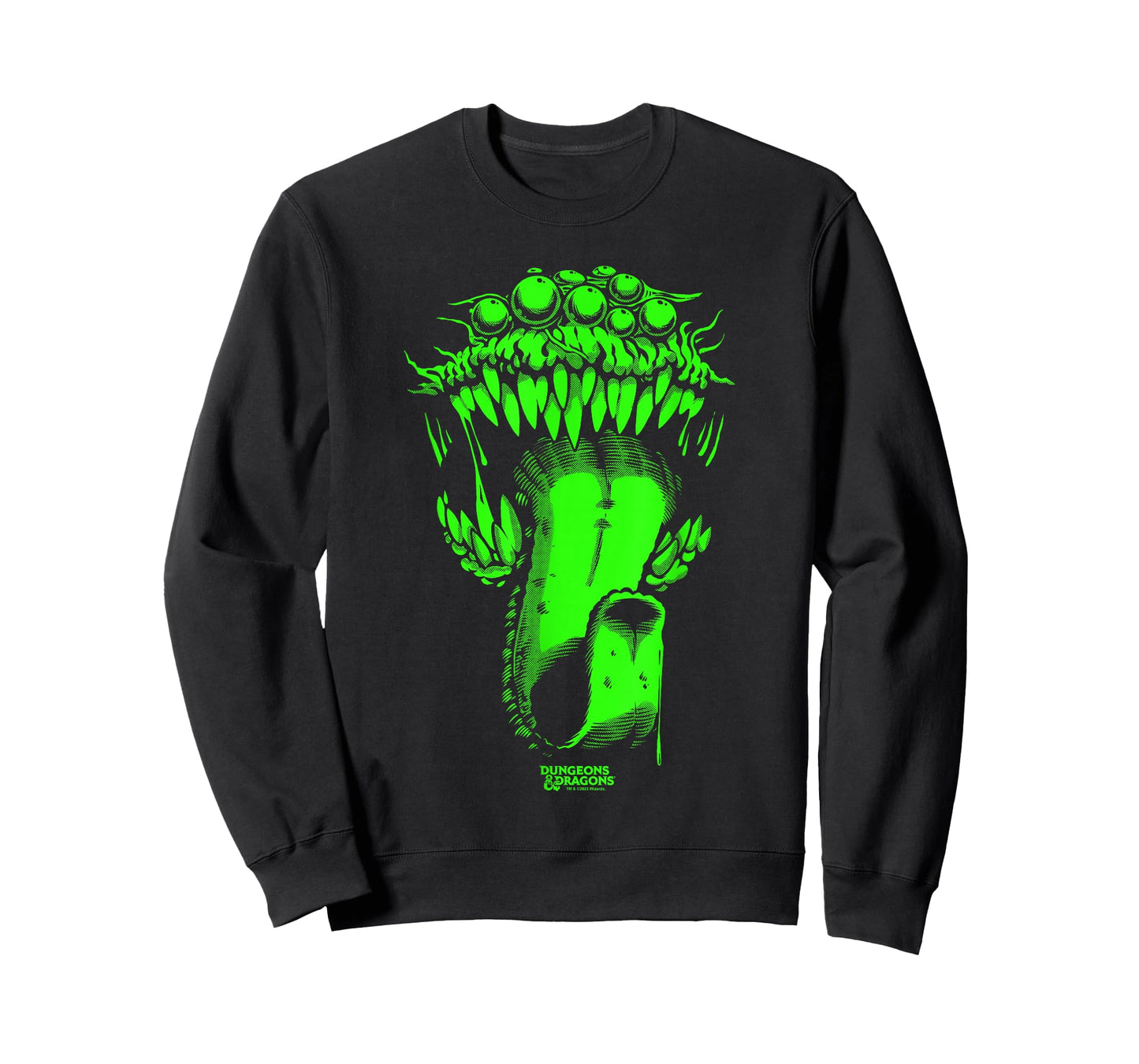Dungeons & Dragons Halloween Neon Green Mimic Costume T-Shirt