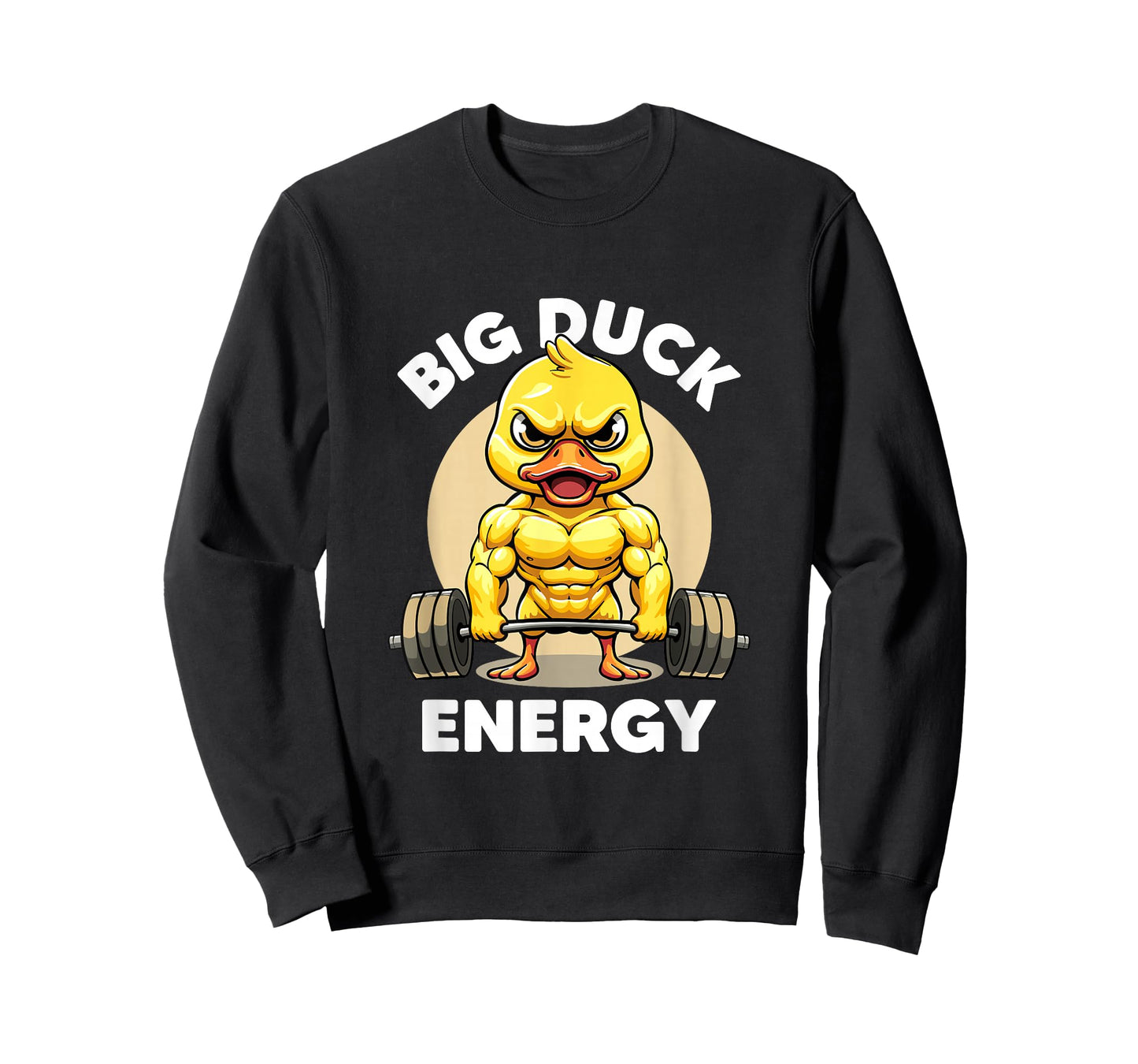 Big Duck Energy Duck Lovers Funny Gym Weightlifting Duck T-Shirt