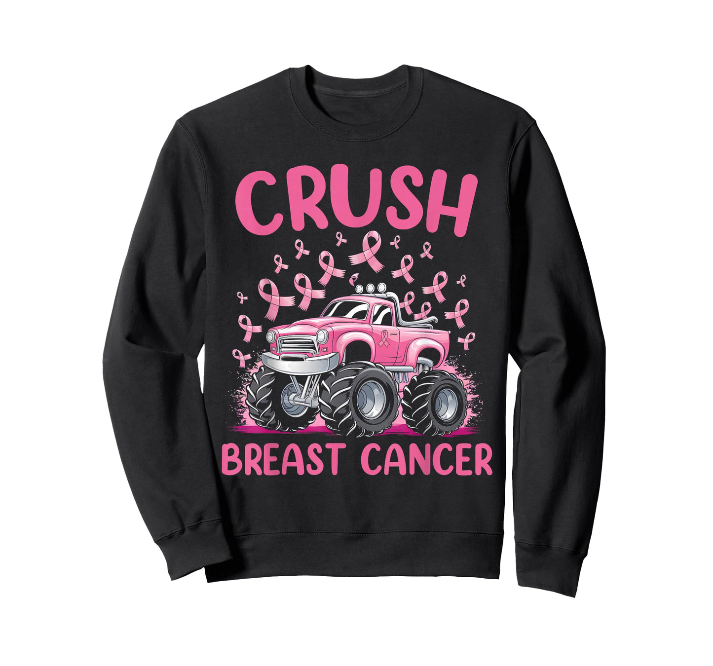 Crush Breast Cancer Awareness Truck pink for kids T-Shirt