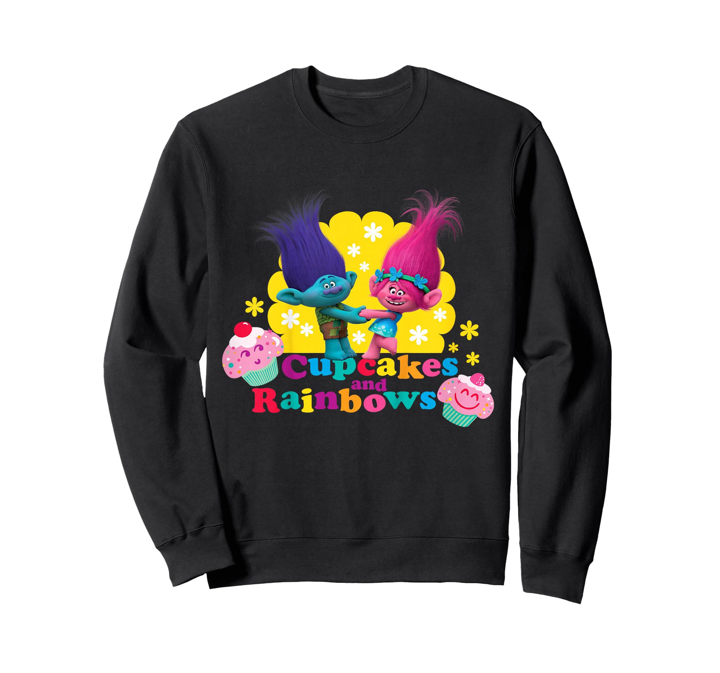 Kids Trolls Branch and Poppy Cupcakes T-Shirt