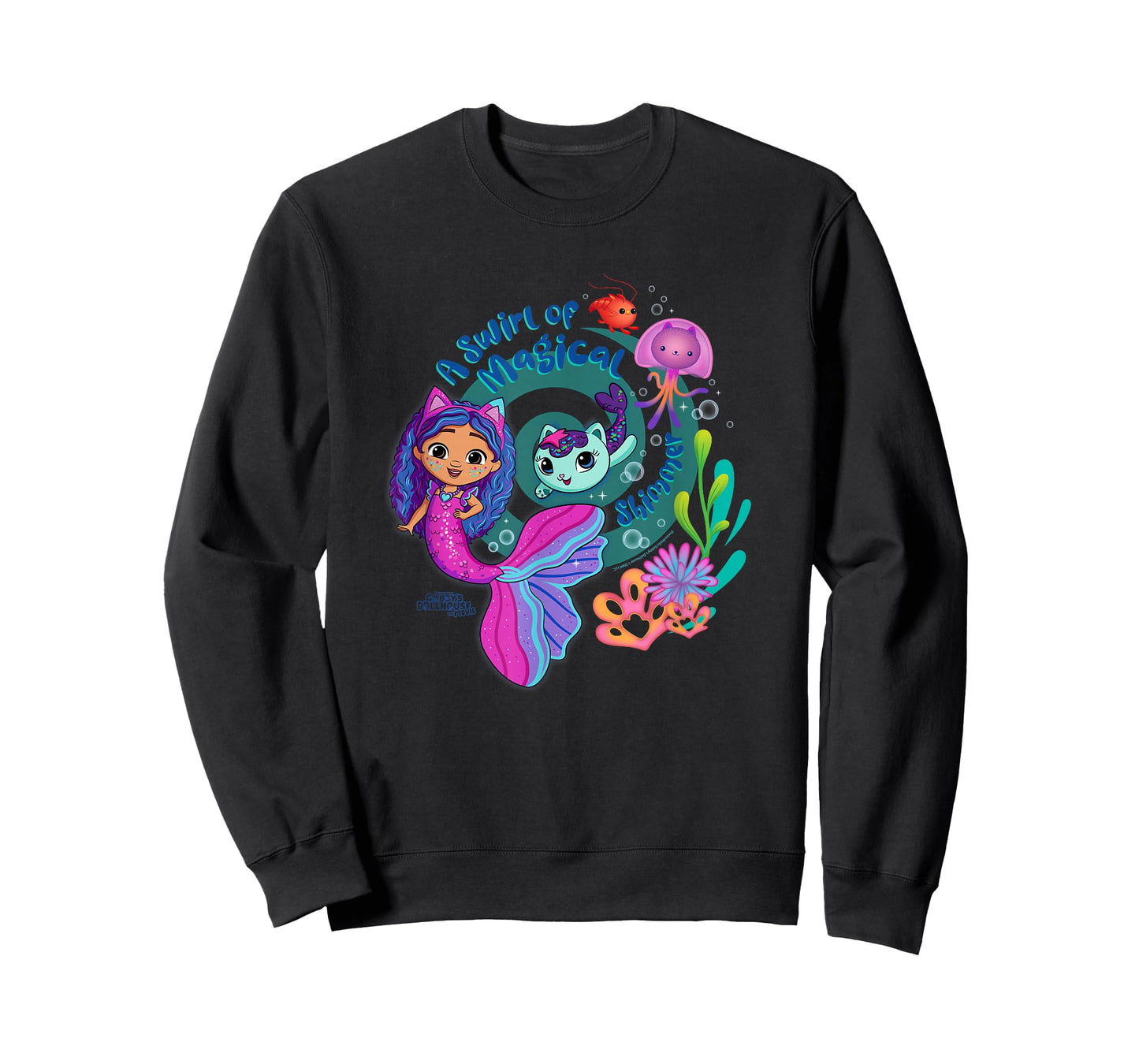 DreamWorks Gabby’s Dollhouse The Movie Swirl of Magical Fun T-Shirt