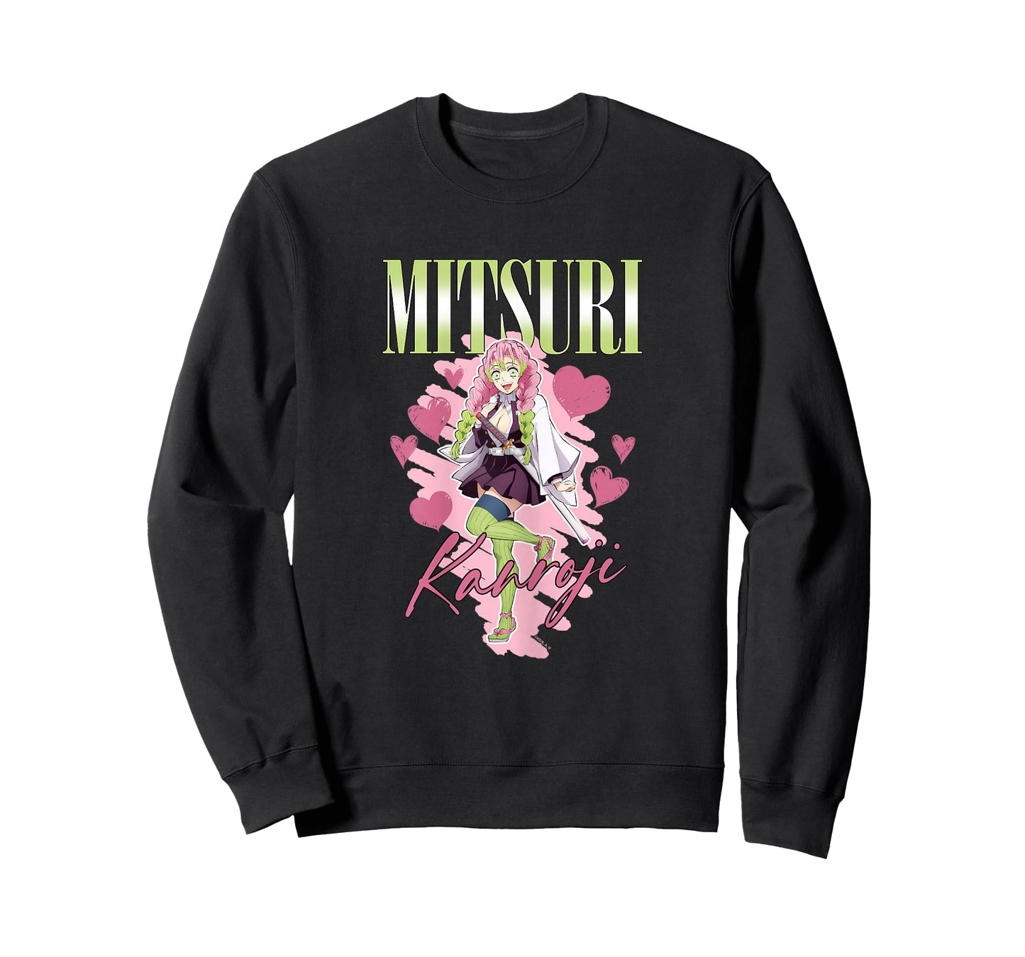 Demon Slayer: Kimetsu no Yaiba Mitsuri Pink Aesthetic T-Shirt