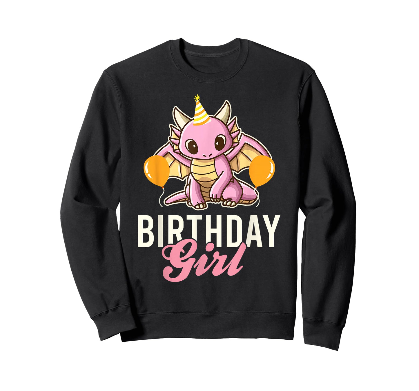 Cute Dragon Birthday Girl T-Shirt