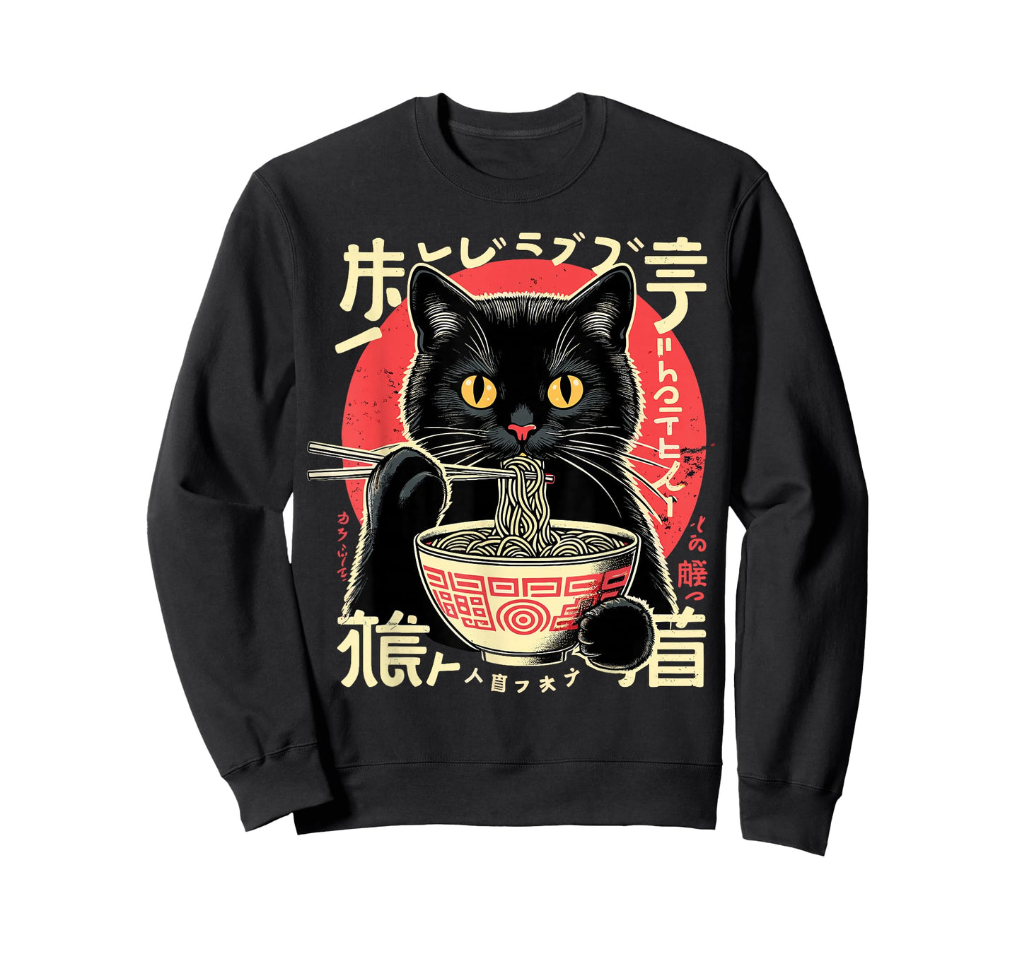 Anime Cat Ramen Japanese Kawaii Cats T-Shirt
