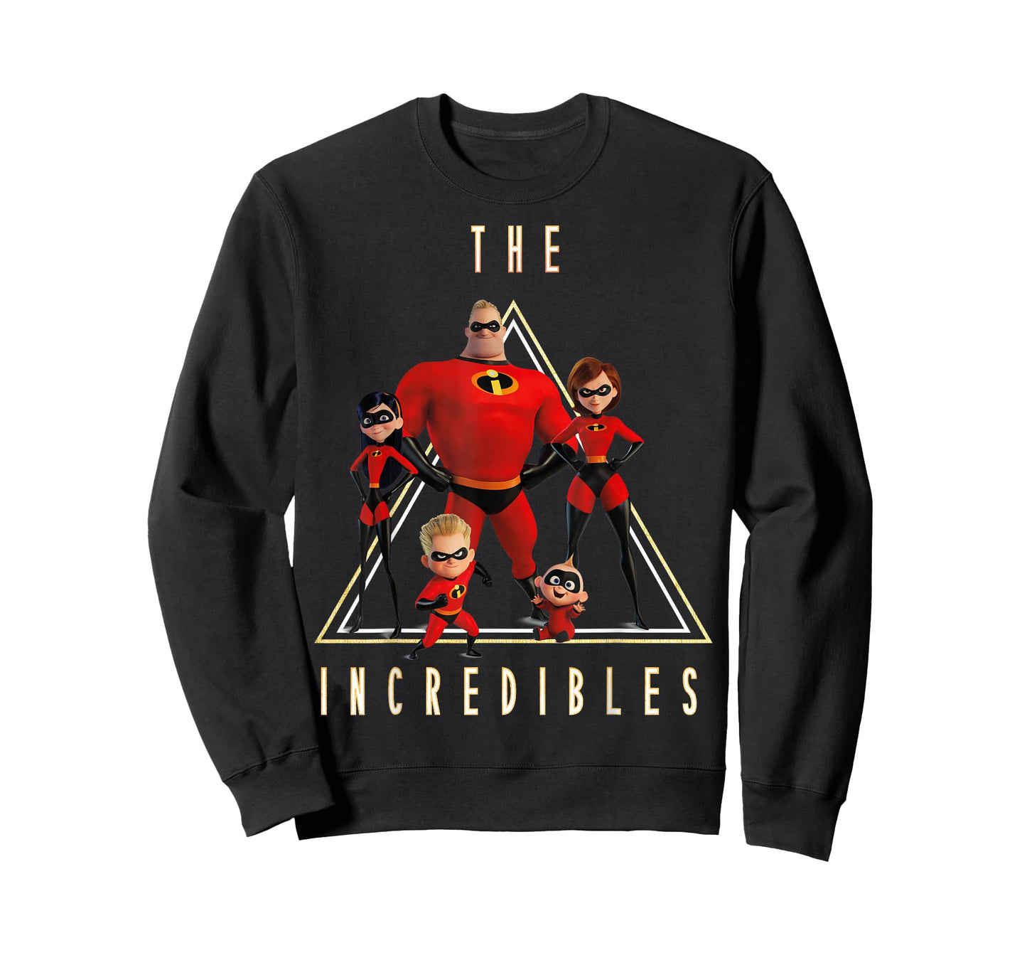 Disney Pixar Incredibles Classic Family Shot Graphic T-Shirt T-Shirt