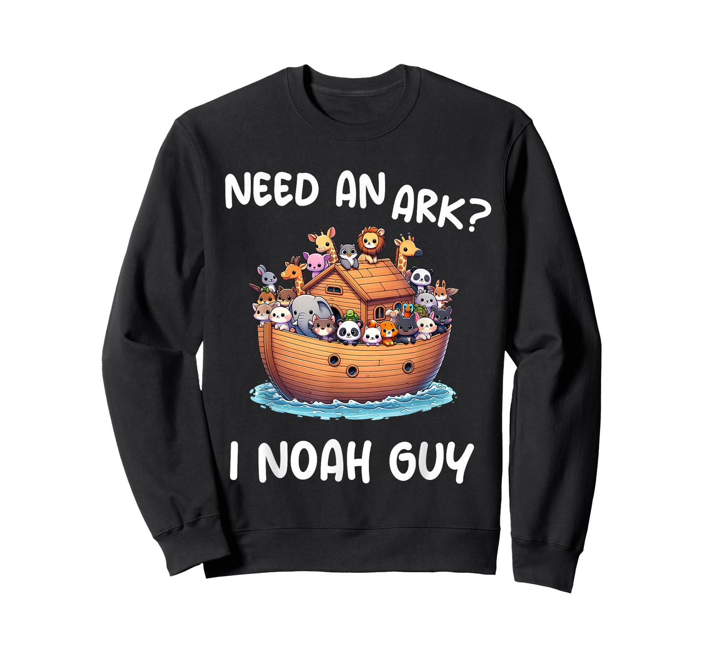 Anime Need an Ark? I Noah Guy Christian Funny Gifts Animal T-Shirt