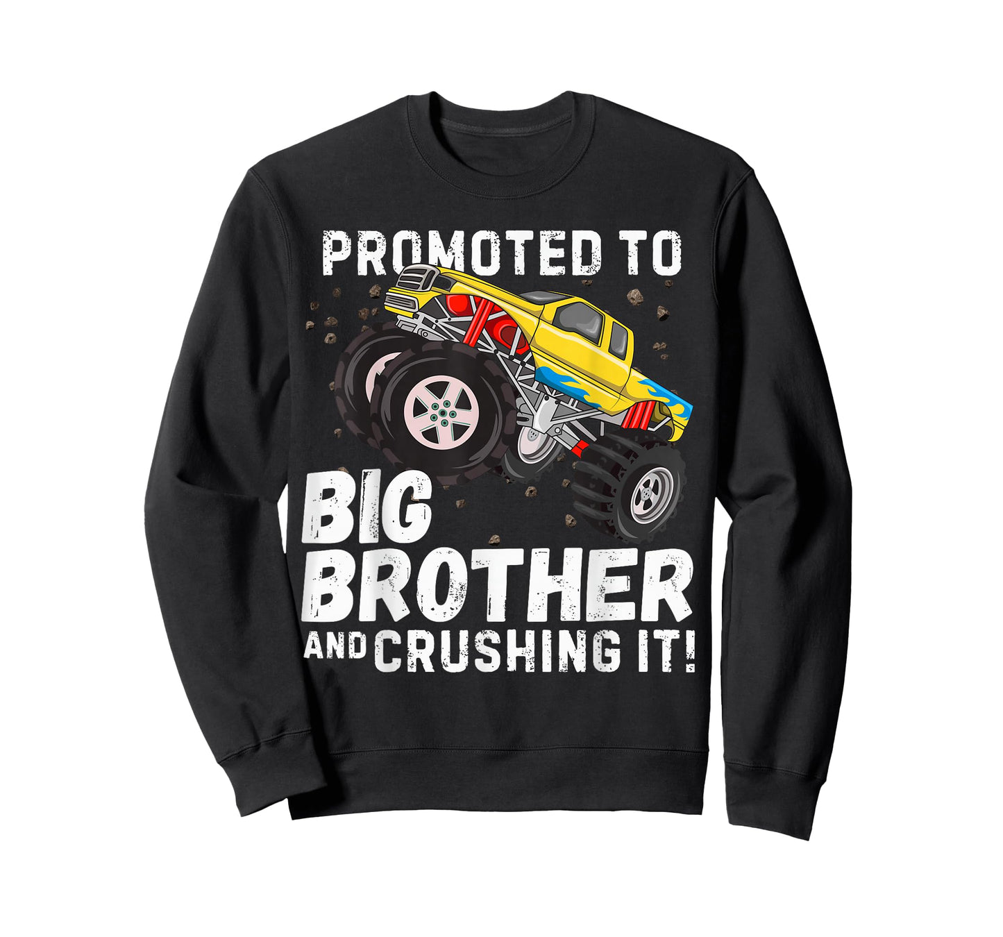 Cute Promoted to Big Brother Monster Truck Kids Tee T-Shirt