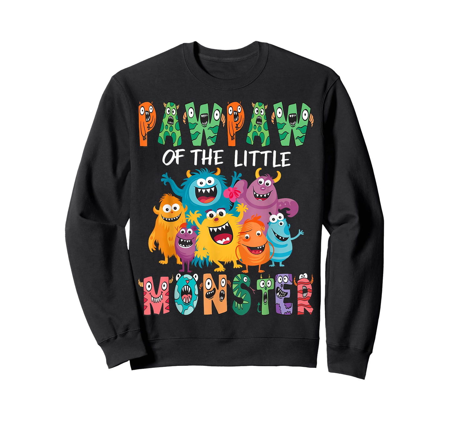 Pawpaw Of The Little Monster Kids 1St Birthday Party T-Shirt