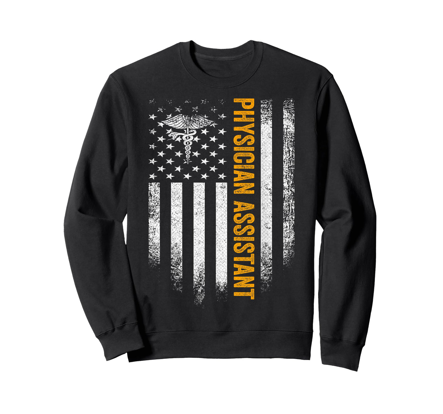 Vintage USA Physician Assistant American Flag T-Shirt