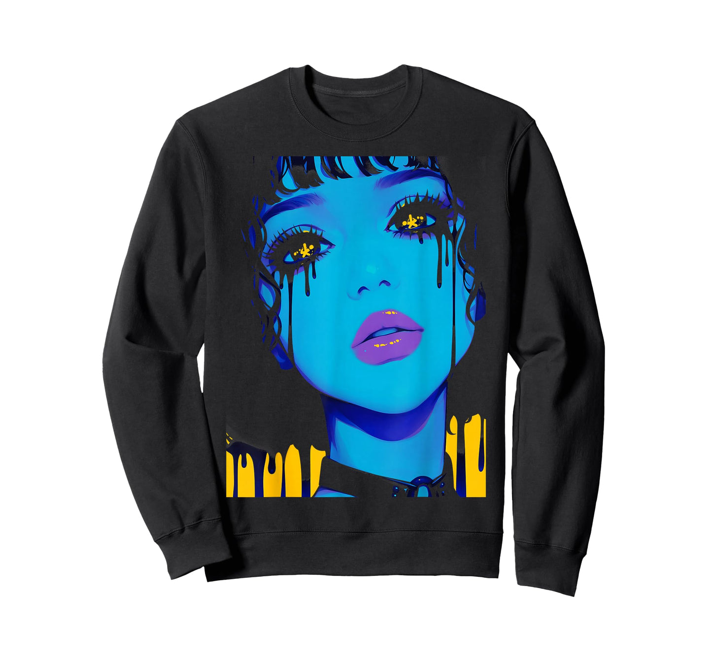Cybergoth Cybercore Grunge Punk Goth Girl Alt Anime Manga T-Shirt