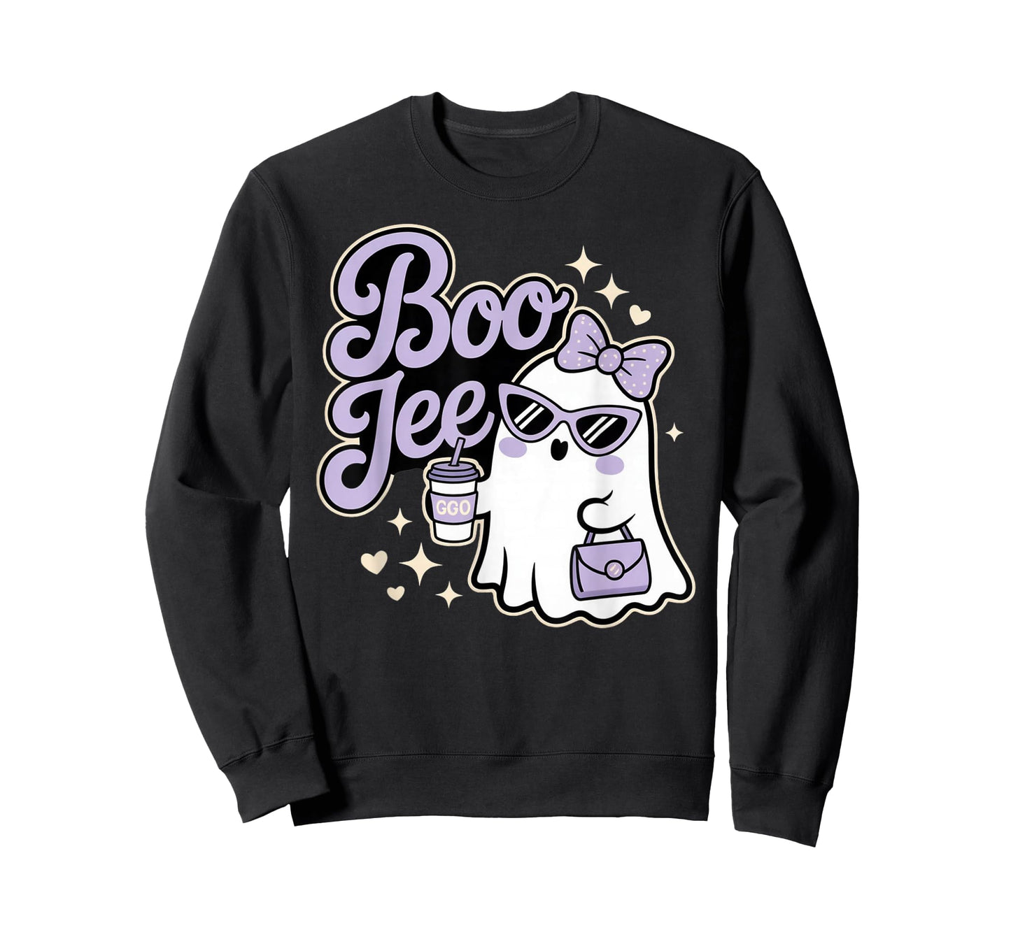 Bo JEE Cute Ghost Pastel Spooky Kawaii Boo-JEE Ghost T-Shirt
