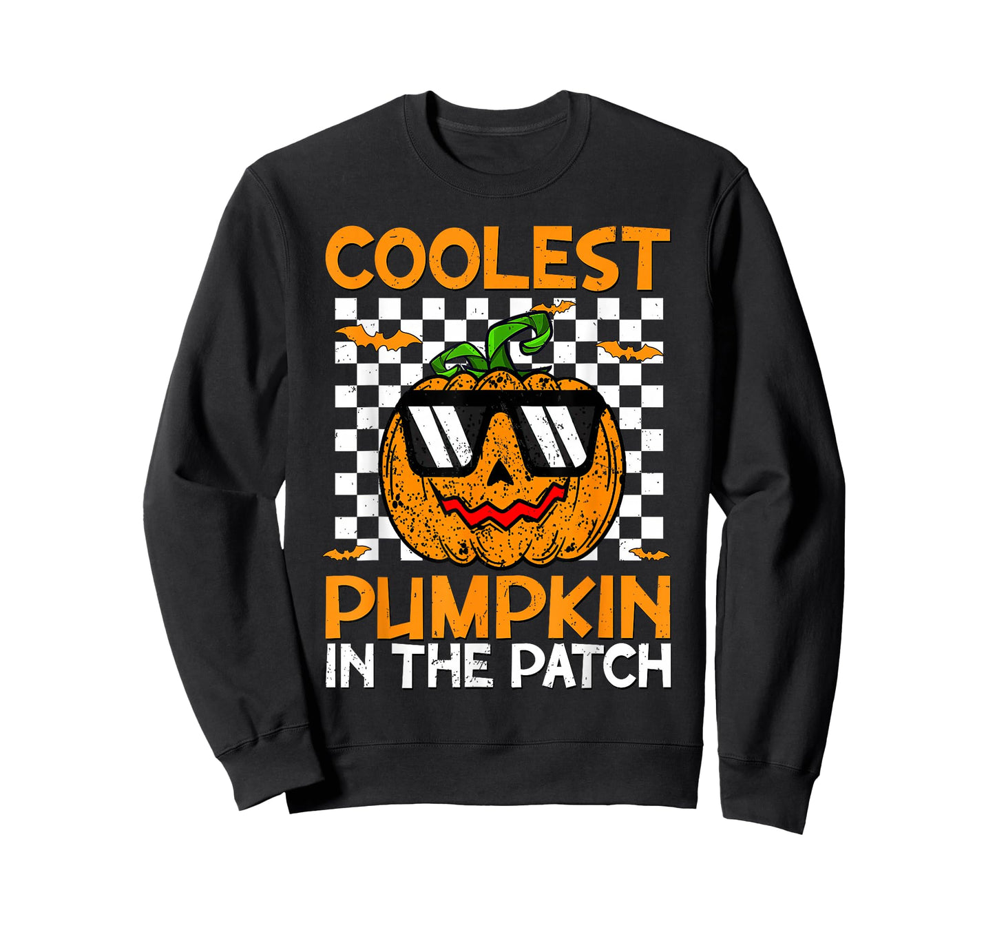 Coolest Pumpkin In The Patch Outfit Halloween Kids T-Shirt