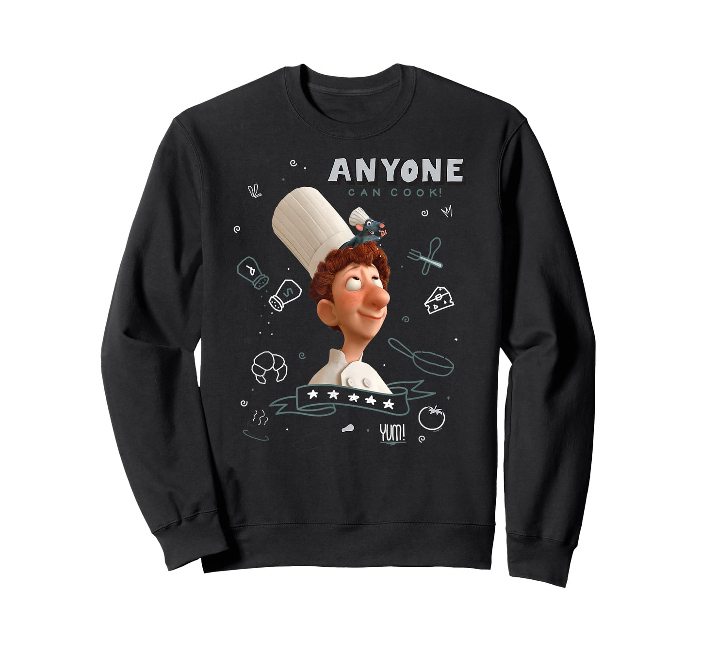 Disney Pixar Ratatouille Remy & Linguini Anyone Can Cook T-Shirt