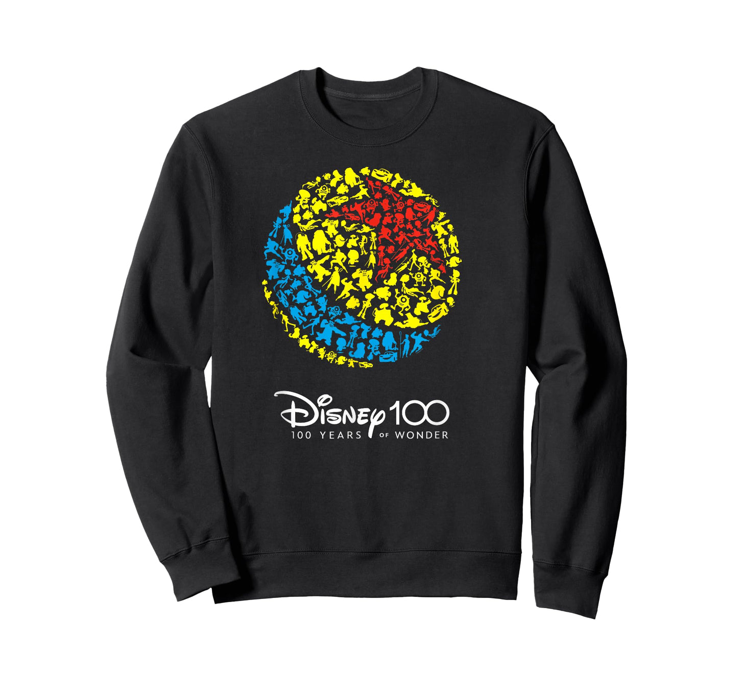 Disney 100 Pixar Ball Characters Anniversary D100 T-Shirt Small