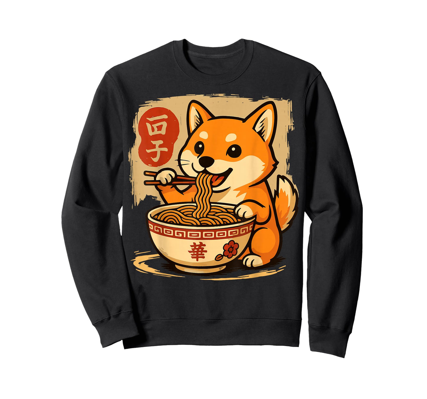 Anime Shiba Inu Eating Ramen Japanese Ramen Japan T-Shirt