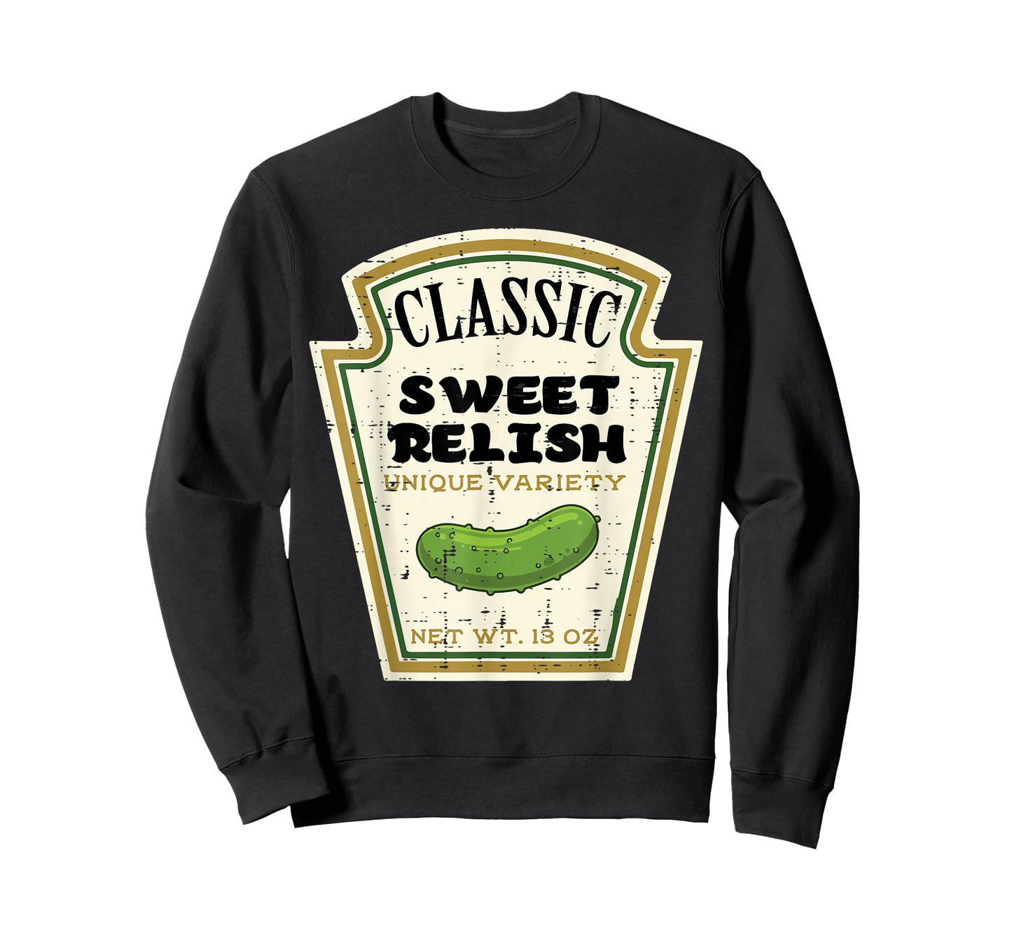 Halloween Pickle Sweet Relish Condiment Costume Men Women T-Shirt