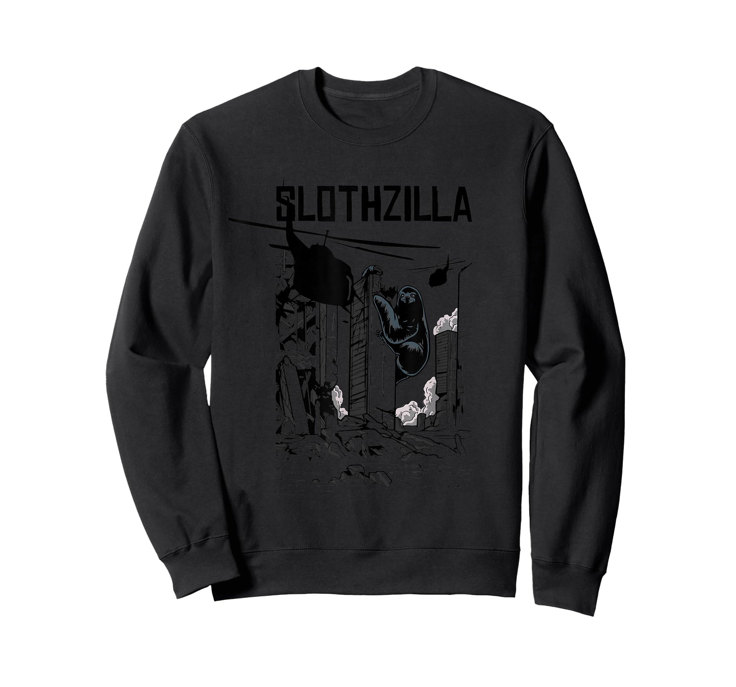 Slothzilla Apocalyptic Parody Sloth Gift for Men Women Kids T-Shirt