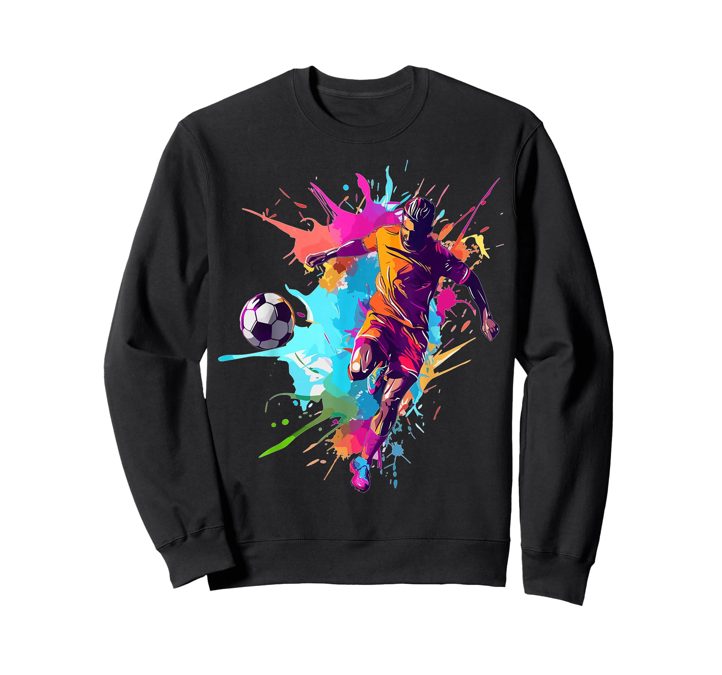 Soccer player Paint splash T-Shirt