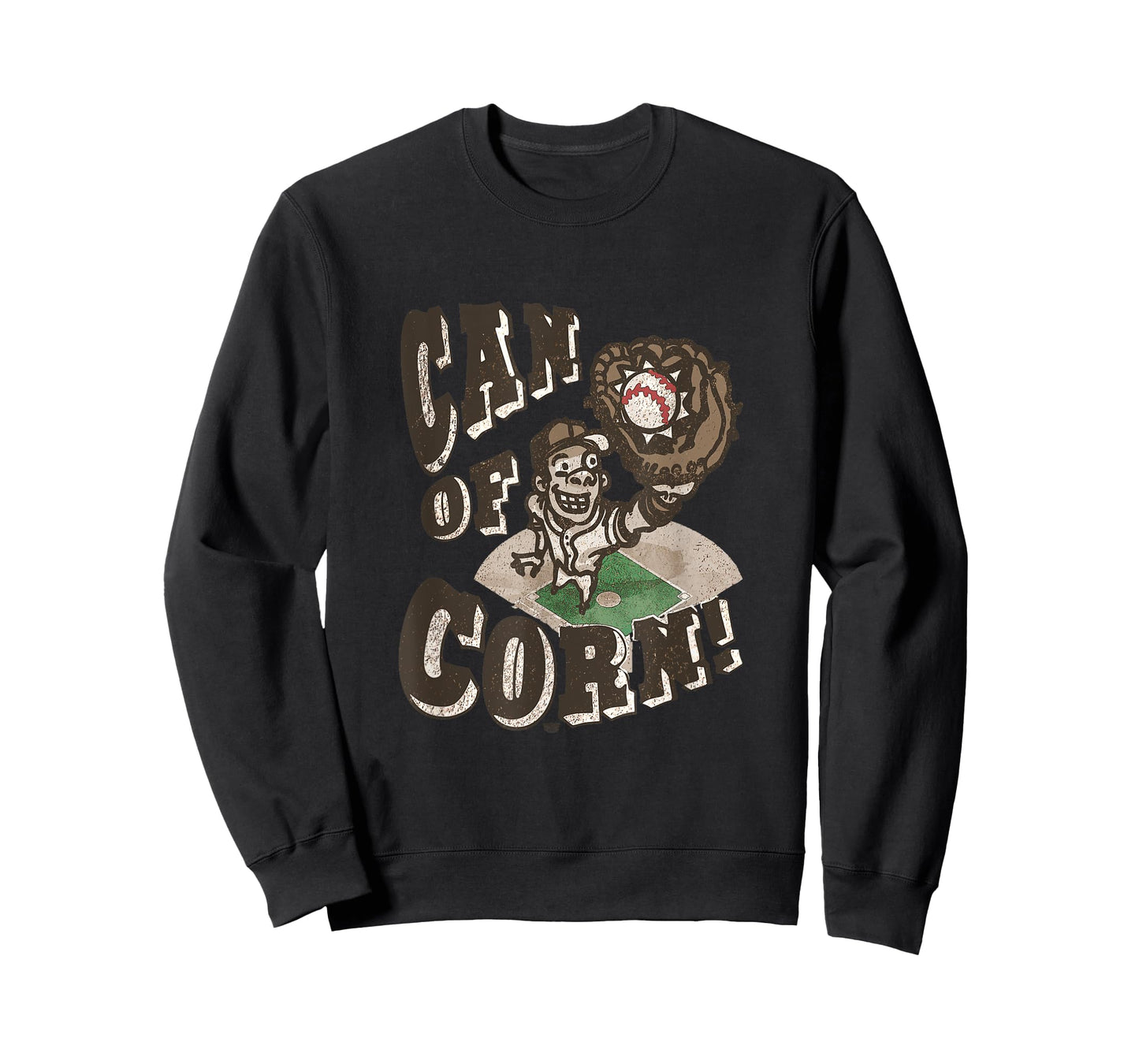 MudgeWare Can of Corn Baseball T-Shirt