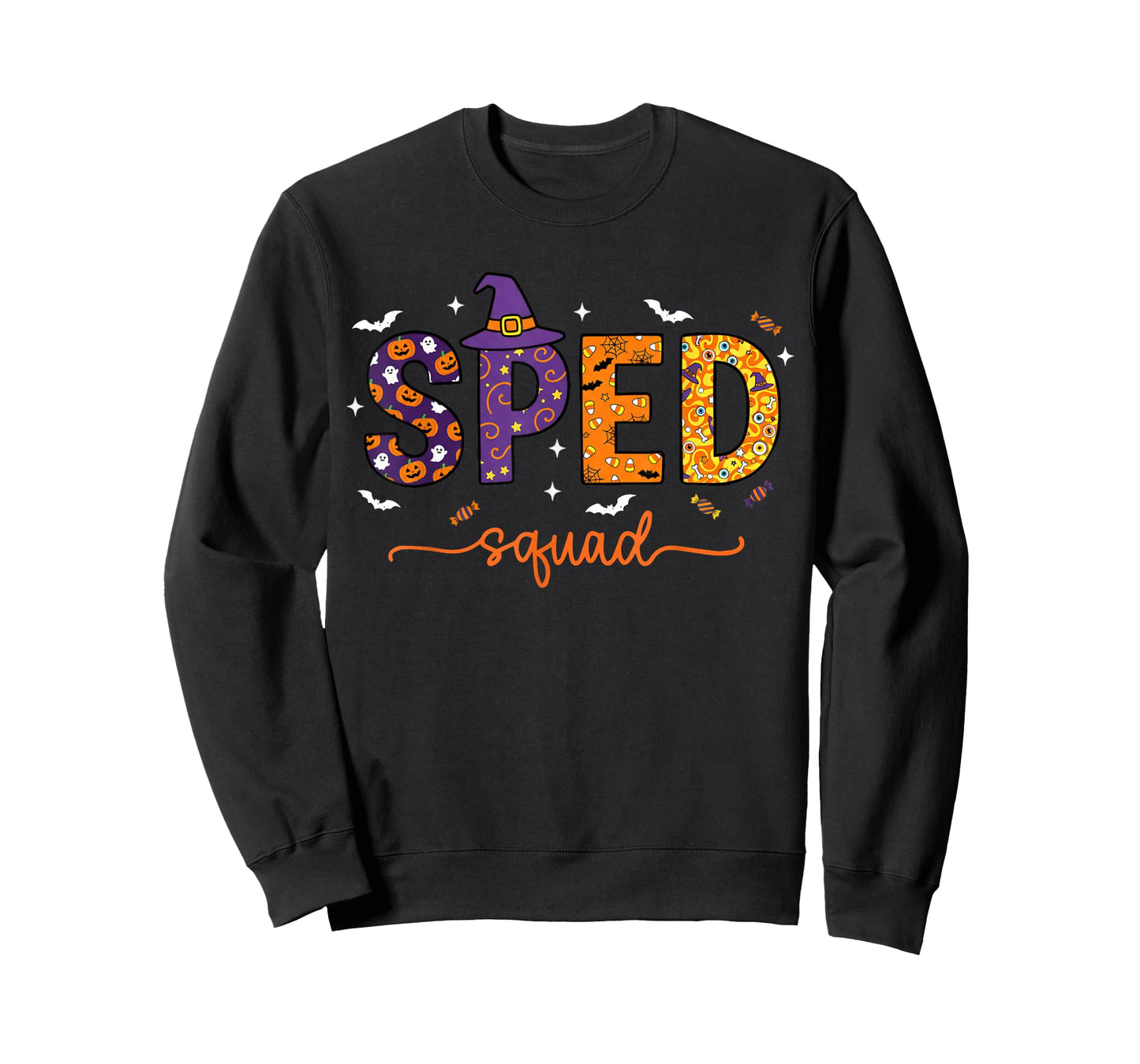 Sped Squad Team Special Education Teacher Halloween T-Shirt