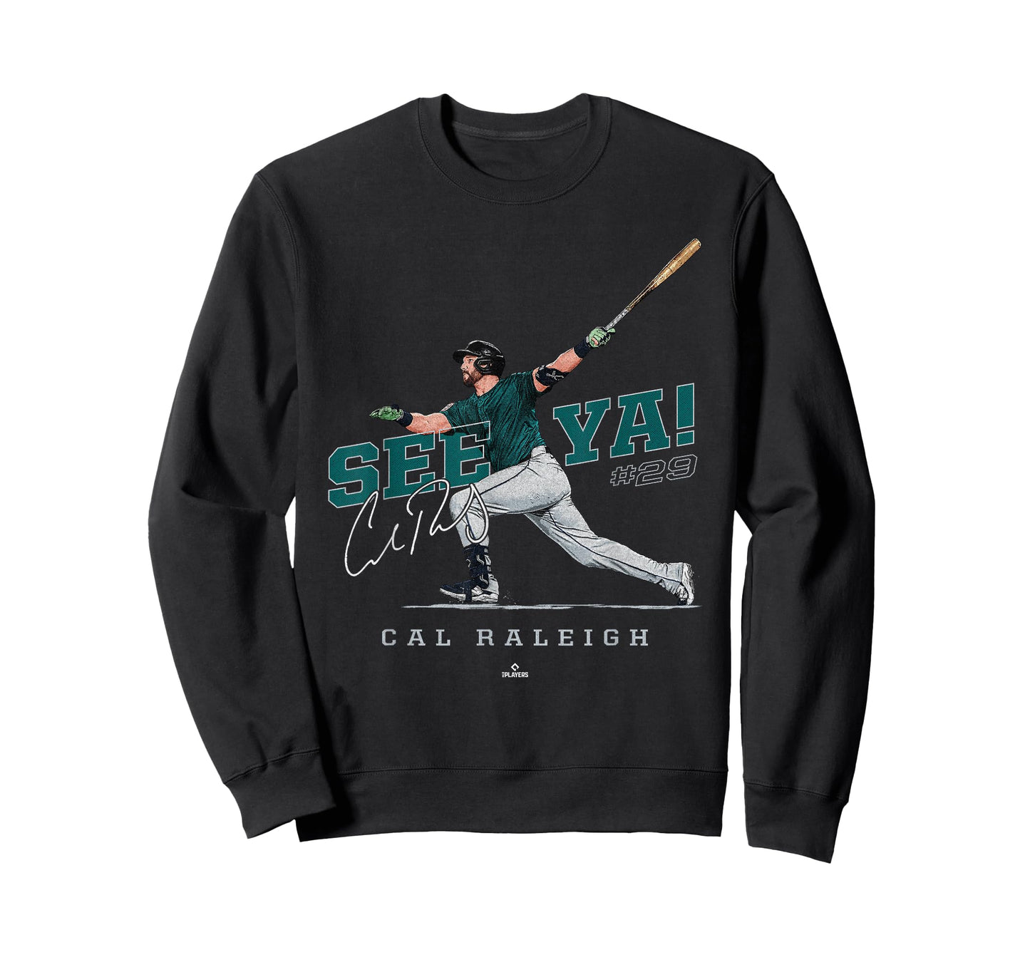 See Ya! Cal Raleigh Seattle Baseball MLBPA T-Shirt