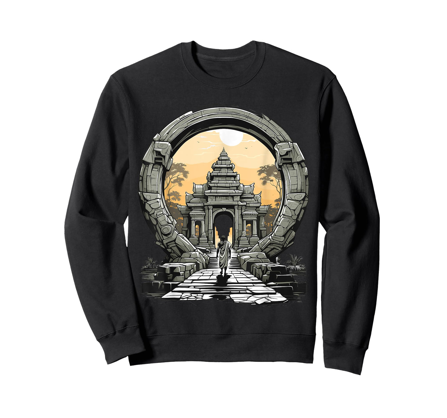 Other wordly Ancient Mysteries Angkor Wat Stargate Portal T-Shirt