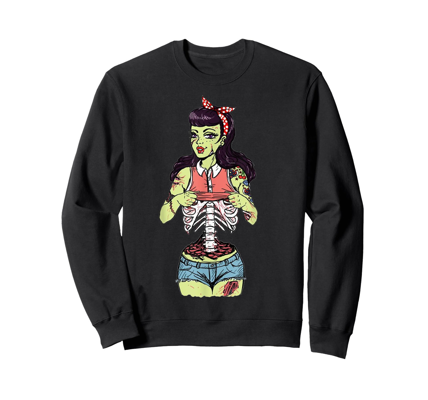 Zombie Pin Up Girl T-Shirt