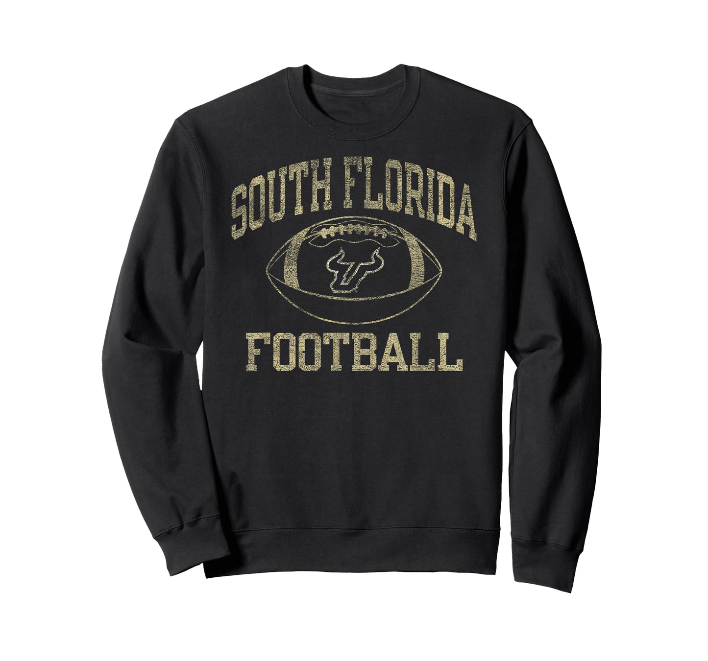 South Florida Bulls Football Intensity Vintage Green T-Shirt