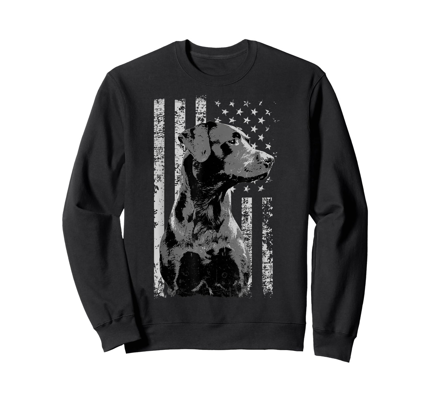 Patriotic USA Flag Black Labrador gift for Lab Owners Short Sleeve T-Shirt