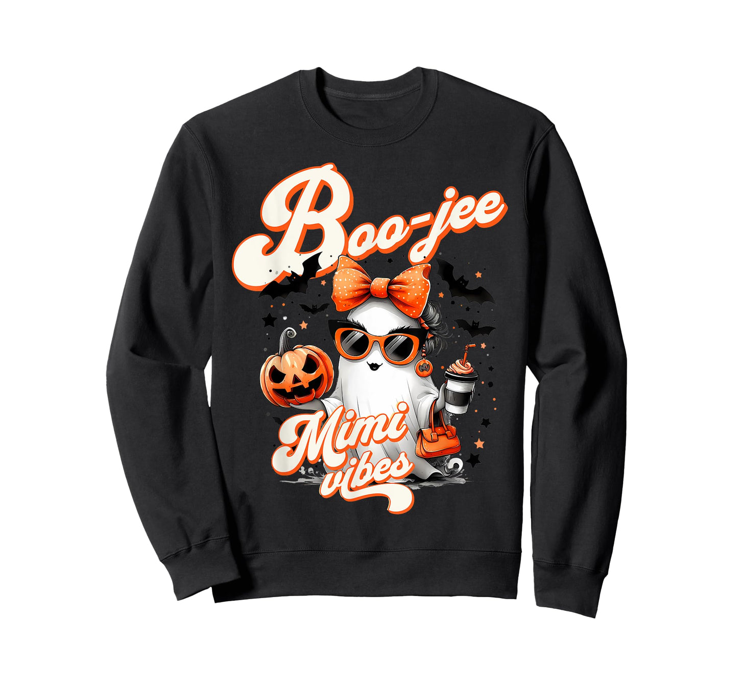 Cute Halloween Costume Boo jee Mimi Halloween Adult Women T-Shirt