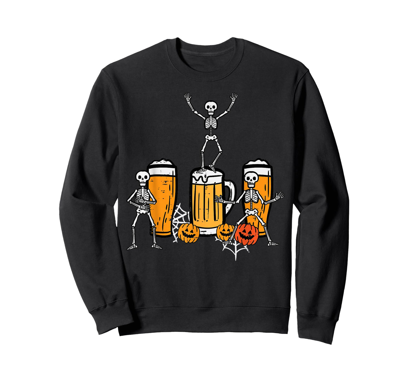 Halloween Team Skeletons Dancing Funny Costume Party Dad Men T-Shirt