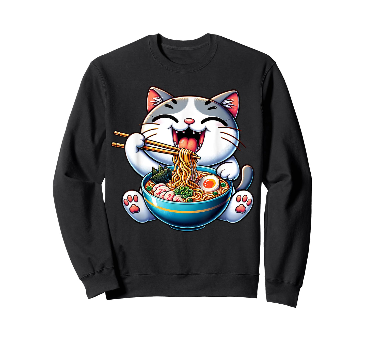 Neko Cat Ramen Anime Kawaii T-Shirt