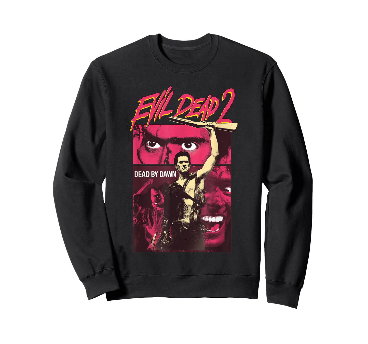 Evil Dead 2 Dead by Dawn Poster Collage Vintage Horror T-Shirt