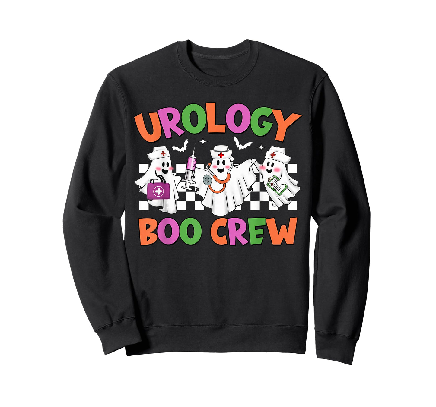 Retro Urology Boo Crew Urology Nurse Halloween Costumes T-Shirt