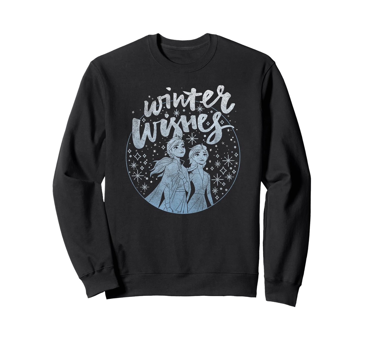 Disney Frozen Two Christmas Elsa Anna Winter Wishes T-Shirt
