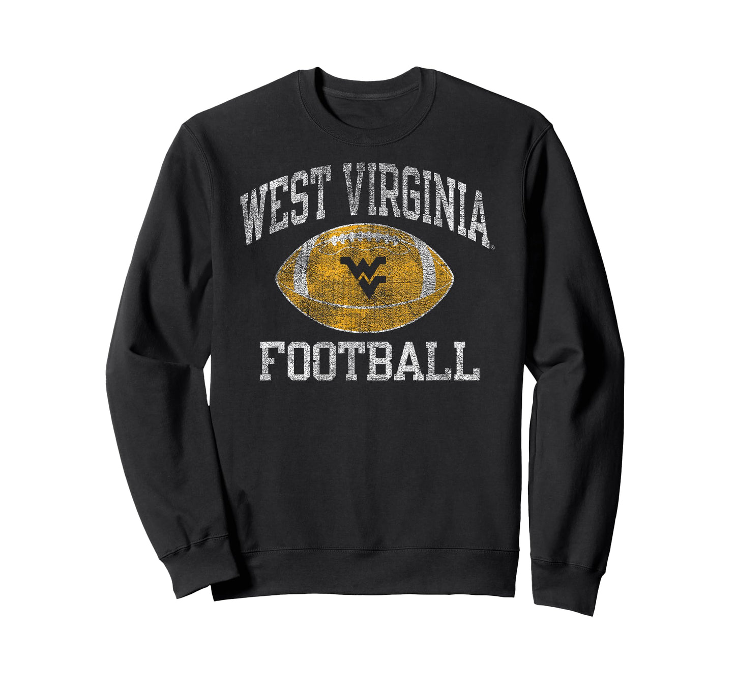 West Virginia Mountaineers Football Intensity Vintage Navy T-Shirt
