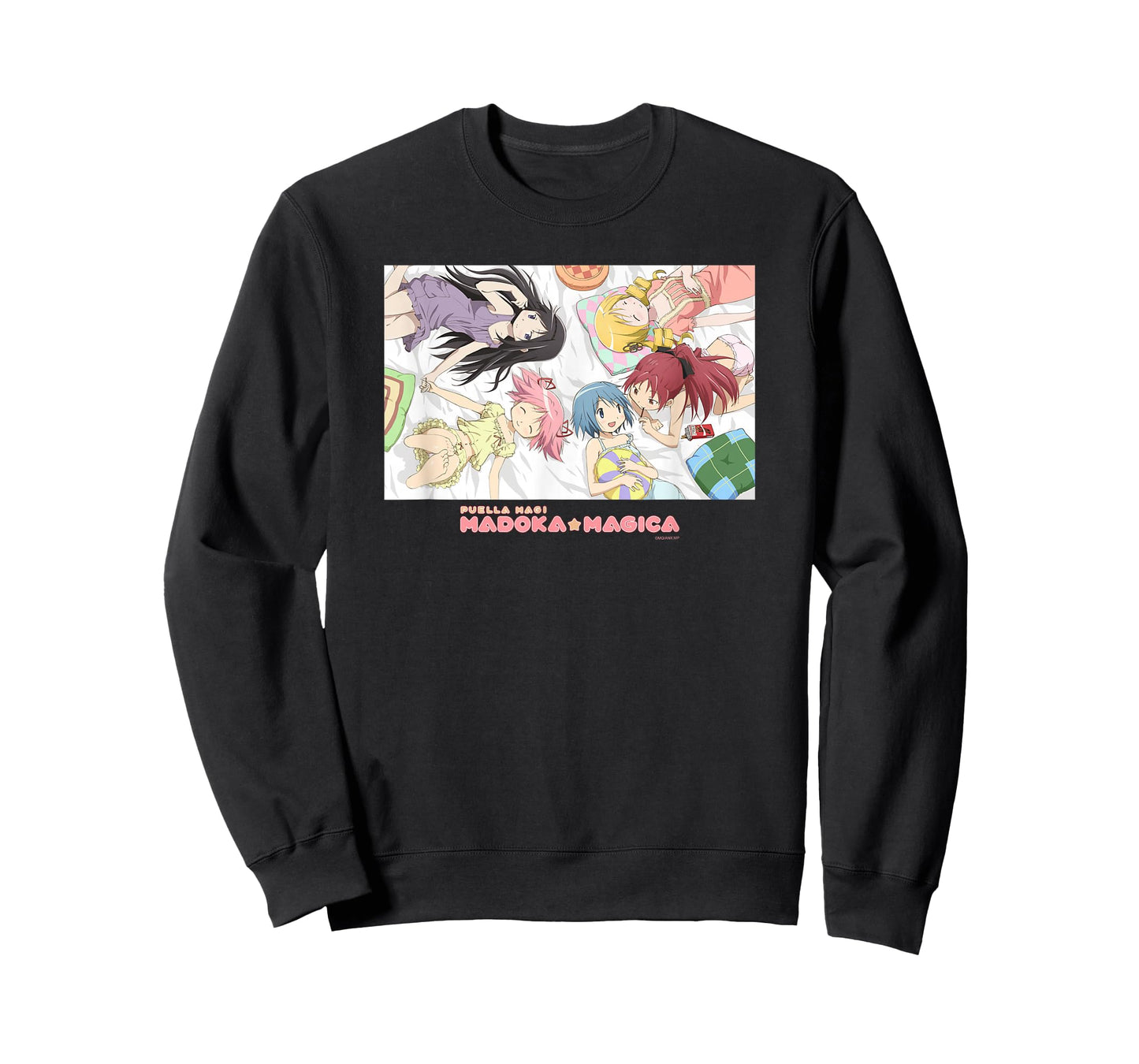 Madoka Magica Pajama Party Illustration Cute Girl Anime T-Shirt