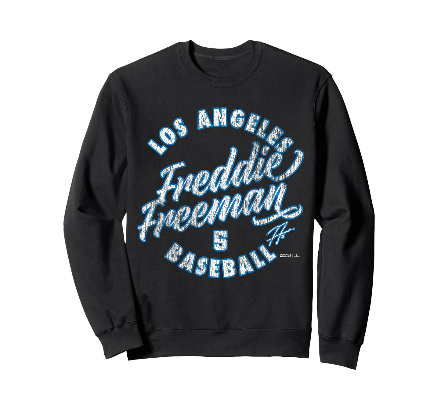 Freddie Freeman Los Angeles Baseball Vintage Cursive MLBPA T-Shirt