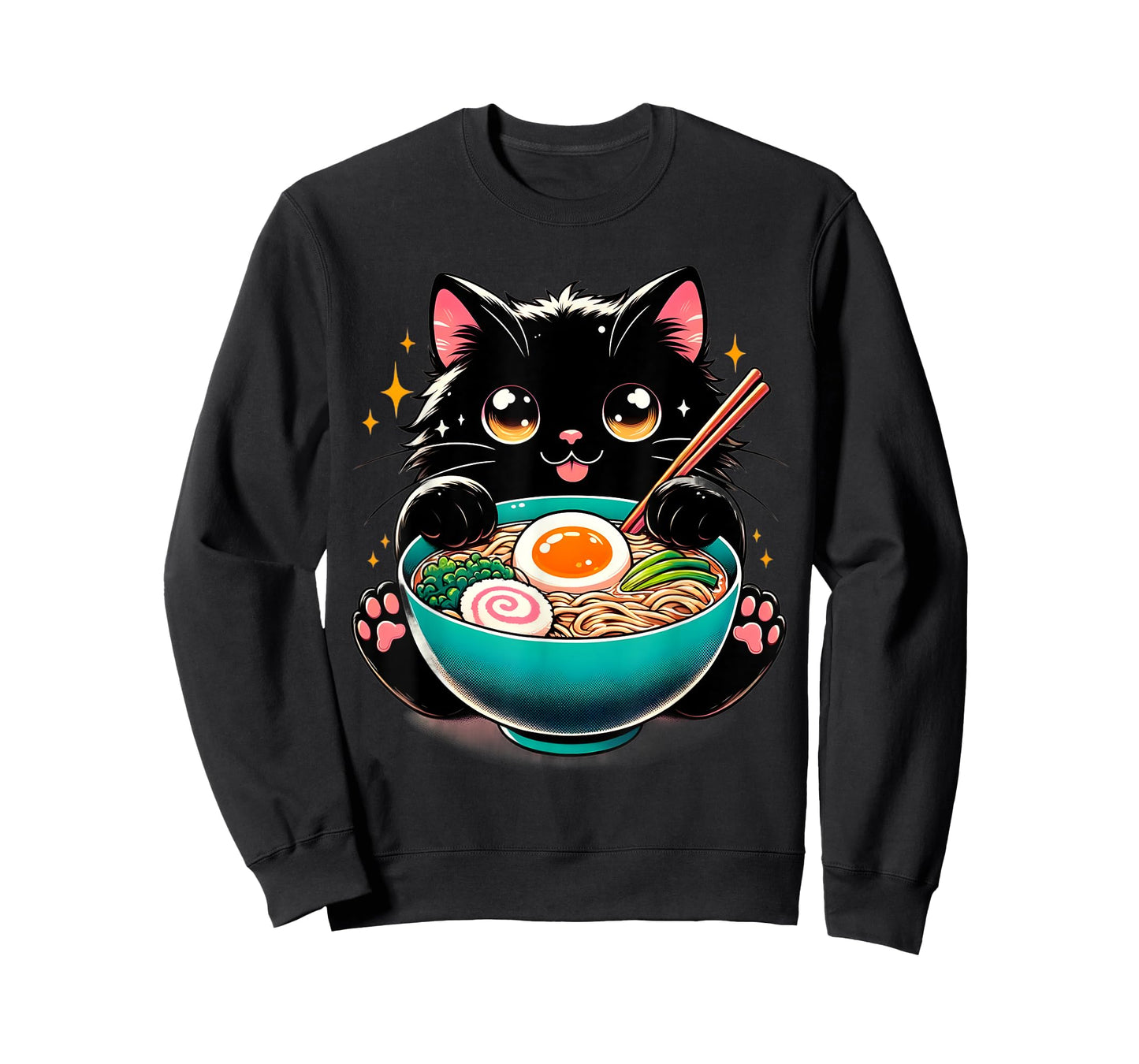 Ramen Cat Kawaii Anime Cat Ramen Lover Sweet T-Shirt