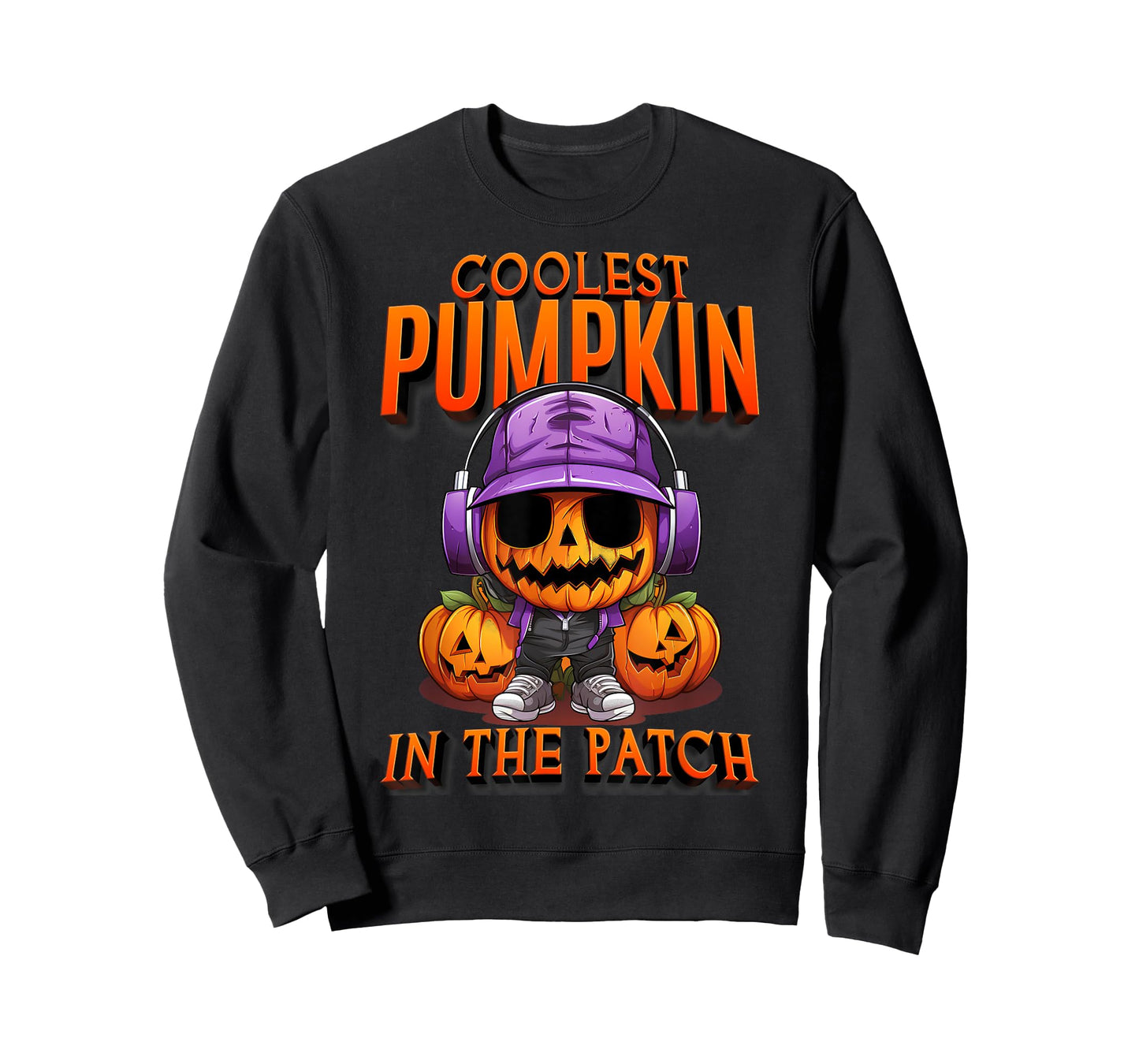 Coolest Pumpkin In The Patch Kids Toddler Boys Halloween T-Shirt
