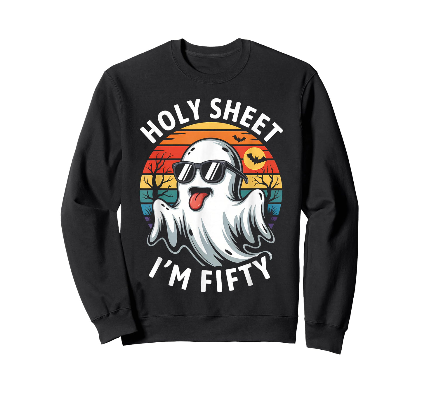 Birthday Halloween 50th Ghost Holy Sheet I'm Fifty T-Shirt