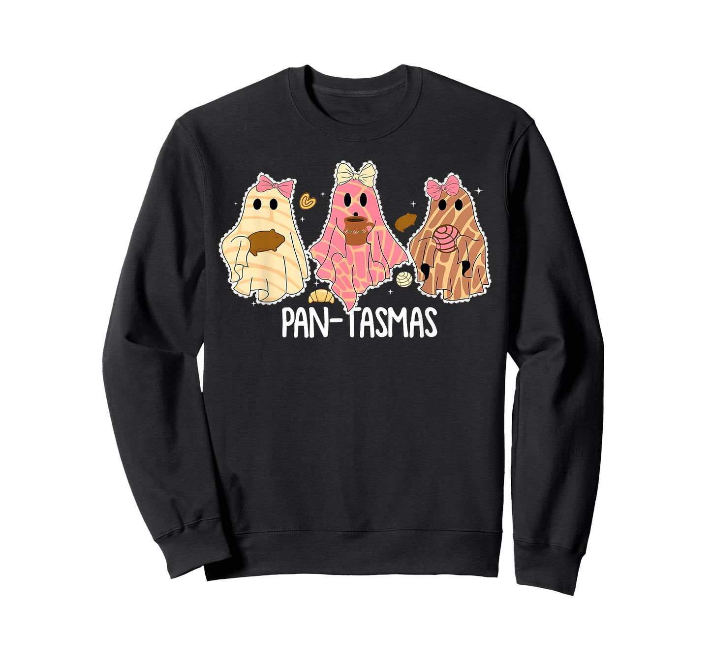 Pantasmas Conchas Ghost Halloween Mexican Girl Women Kids T-Shirt