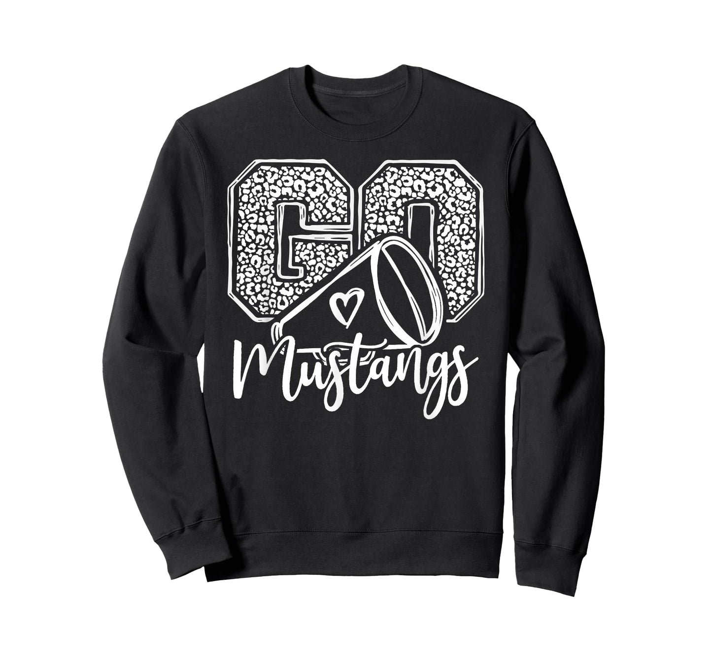 Cute Mustangs High School Spirit Fan Team Back to School T-Shirt
