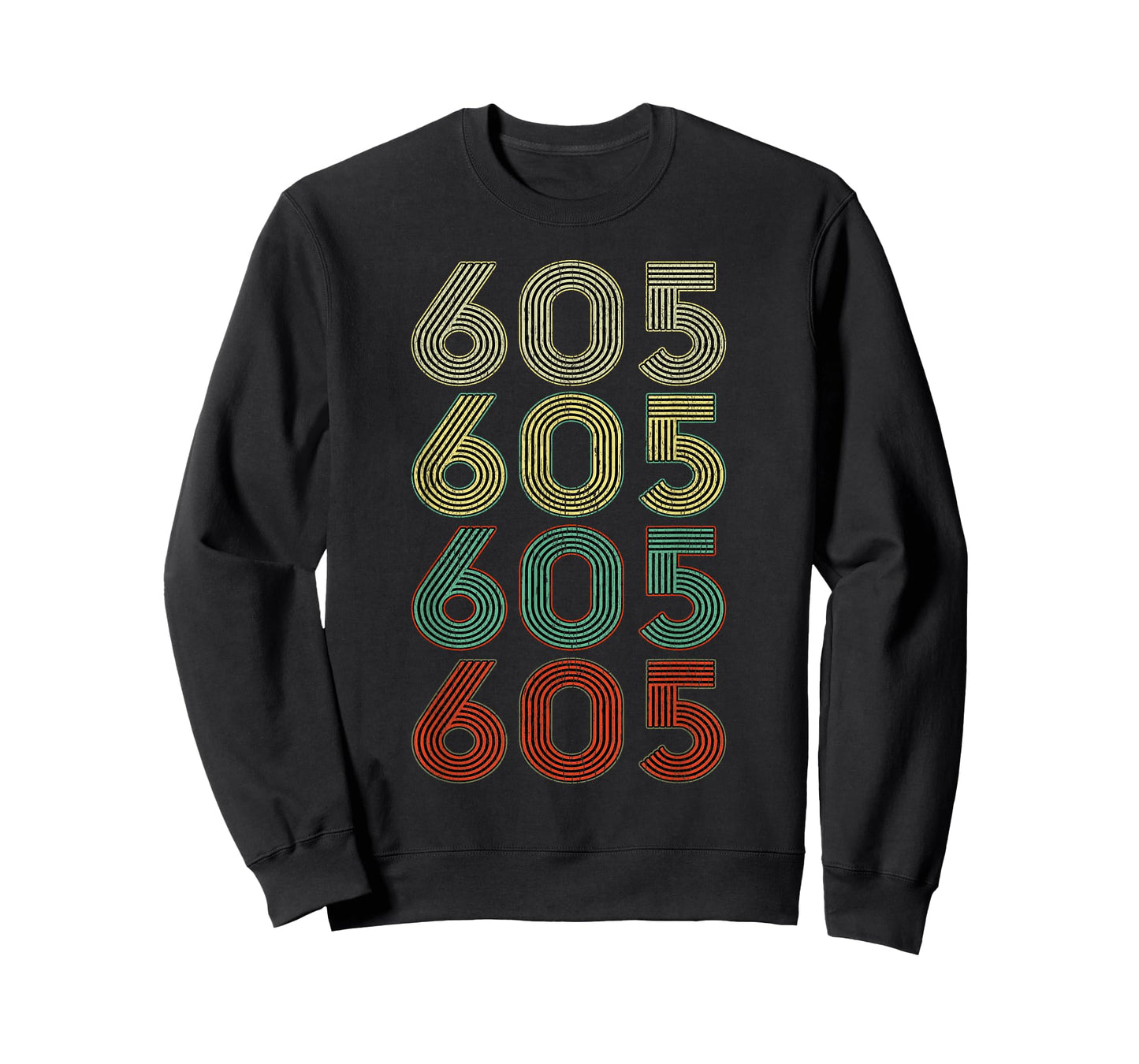 Vintage South Dakota SD tshirt Retro 605 Area Code shirt T-Shirt