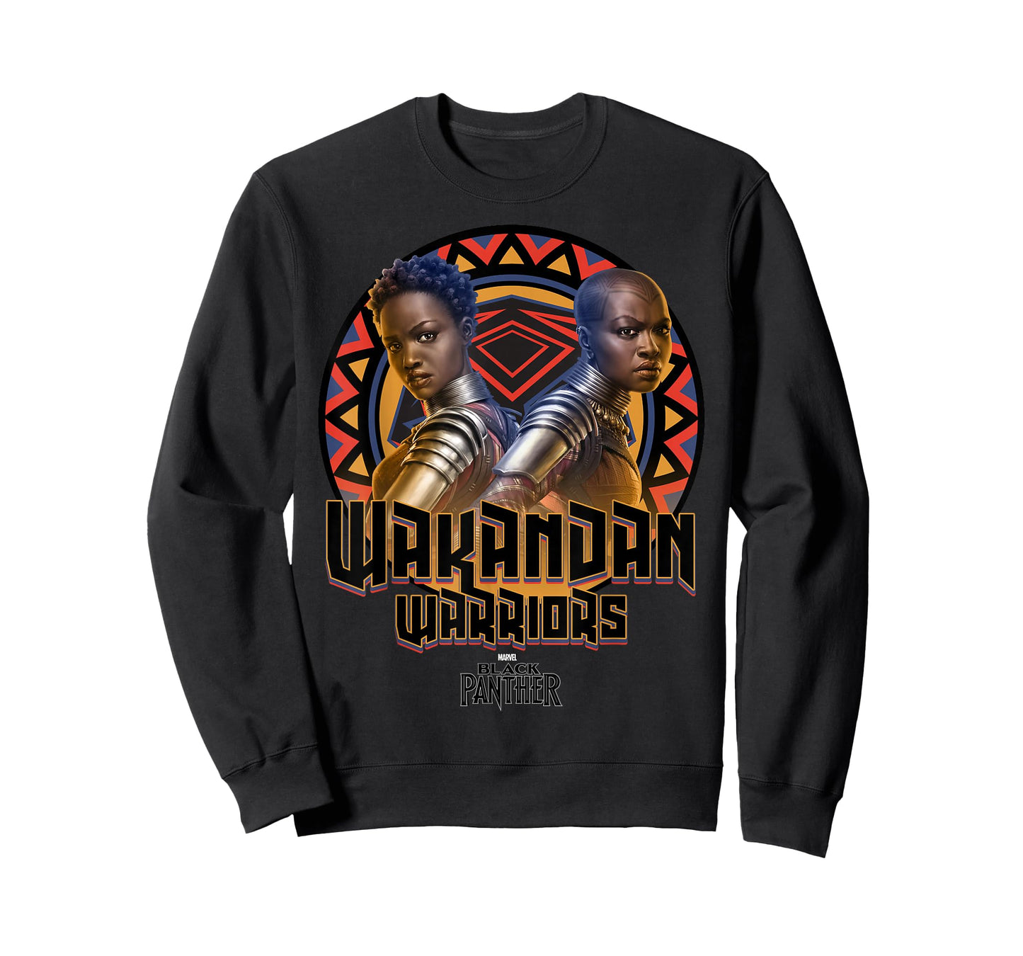Marvel Black Panther Movie Warrior Circle Graphic T-Shirt T-Shirt
