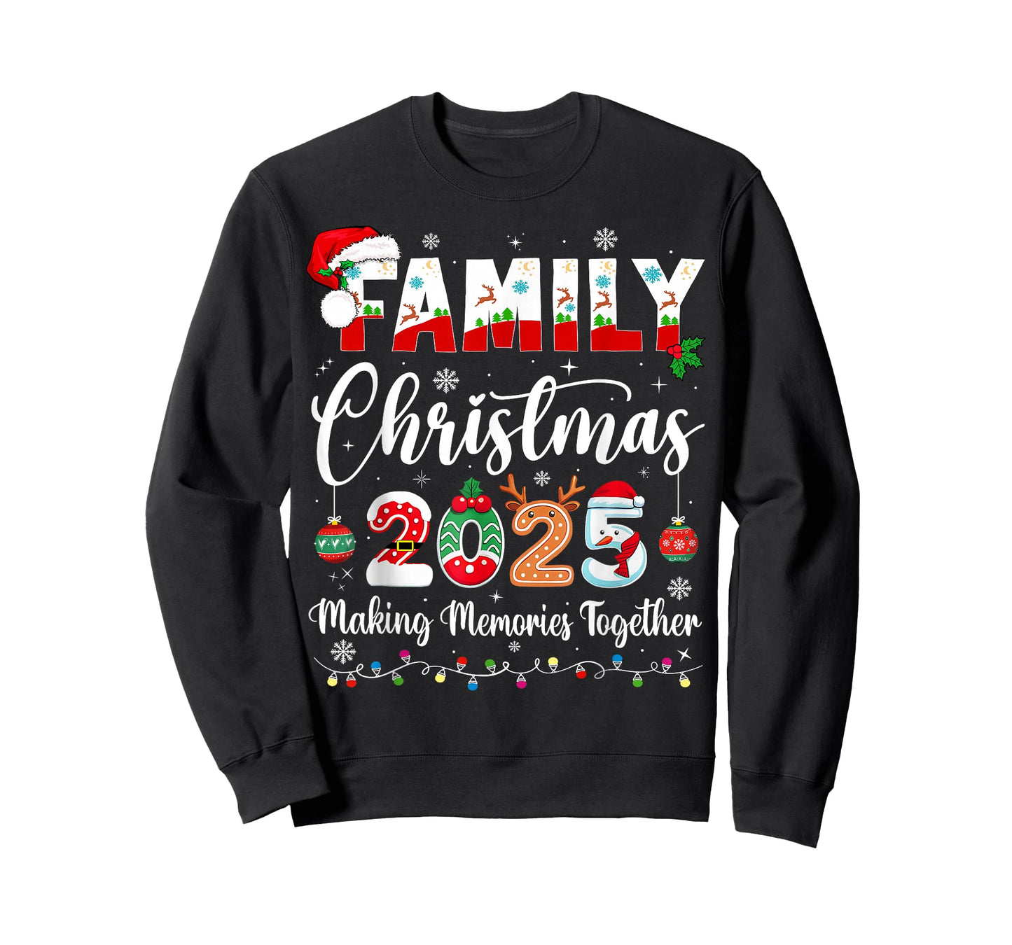 Family Christmas 2025 Making Memories Together Matching T-Shirt