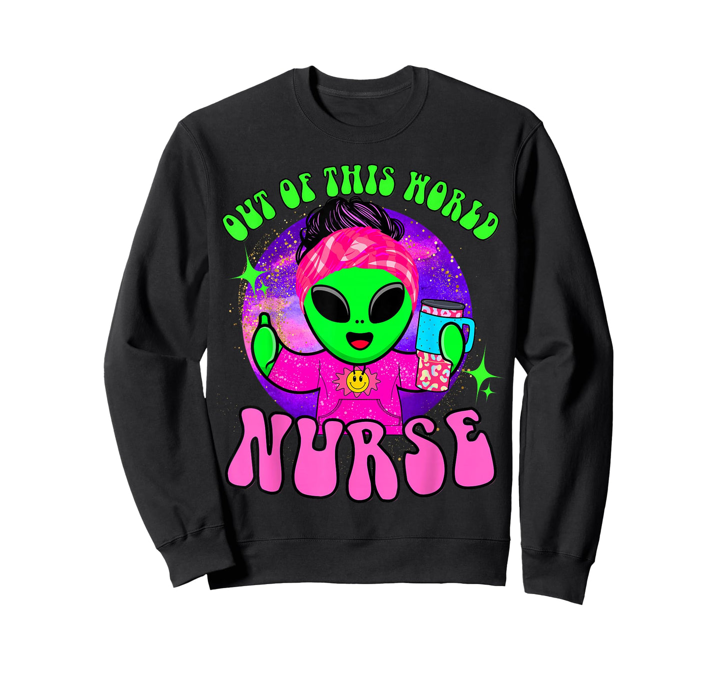 Out of this world funny alien space nurse nursing RN medical T-Shirt