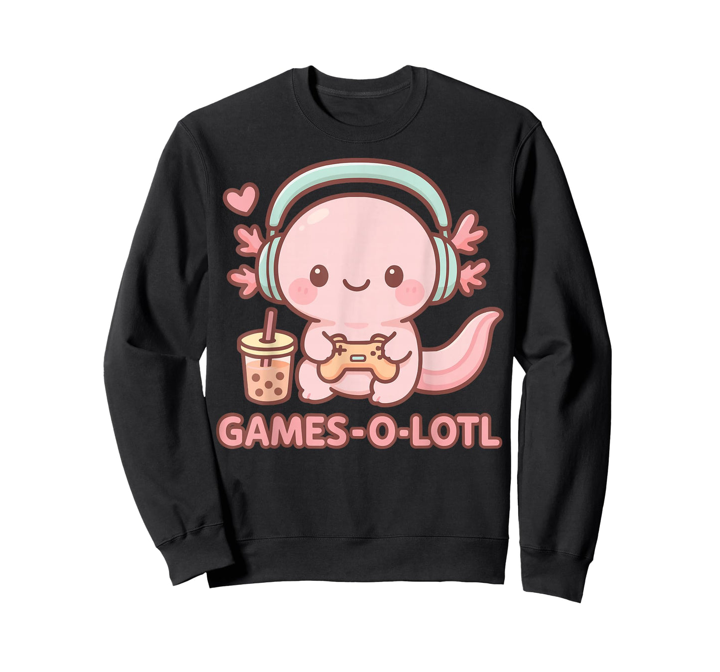 Gamesolotl Axolotl Gamer Gaming Anime T-Shirt