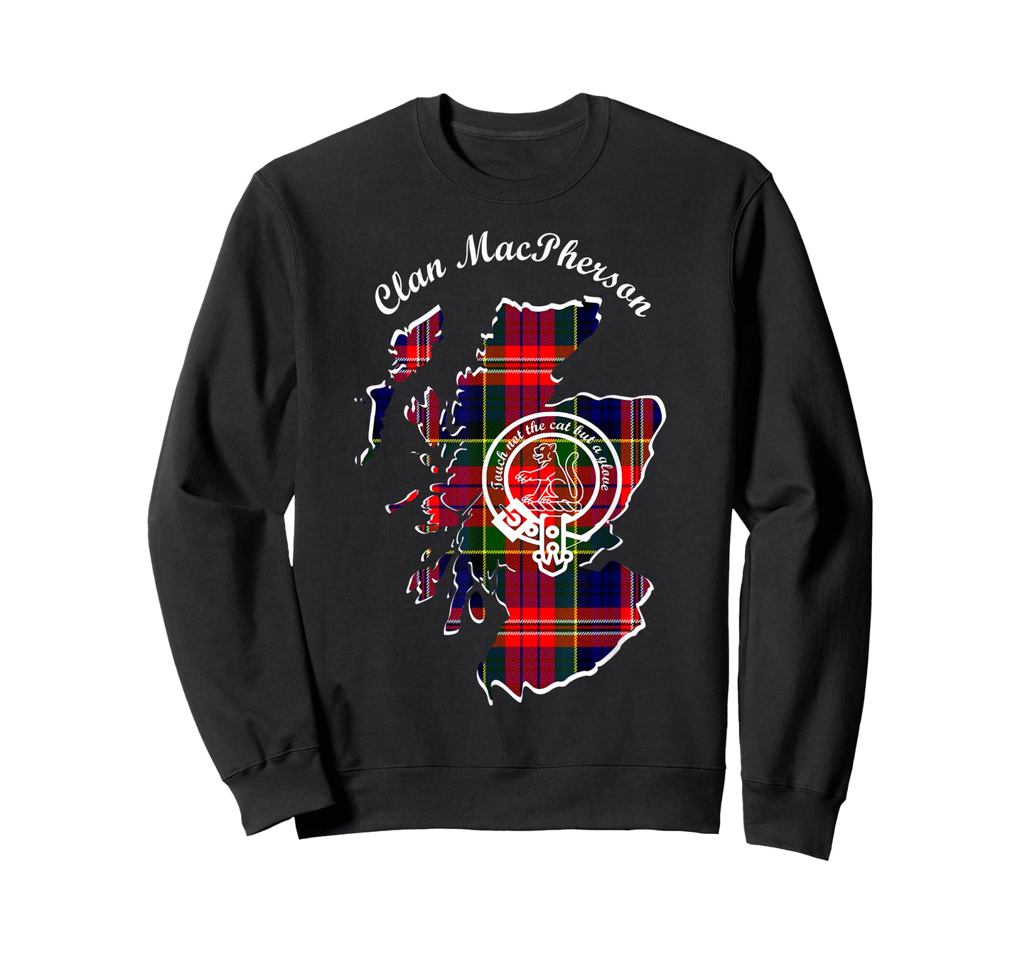 MacPherson surname last name Scottish Clan tartan crest T-Shirt